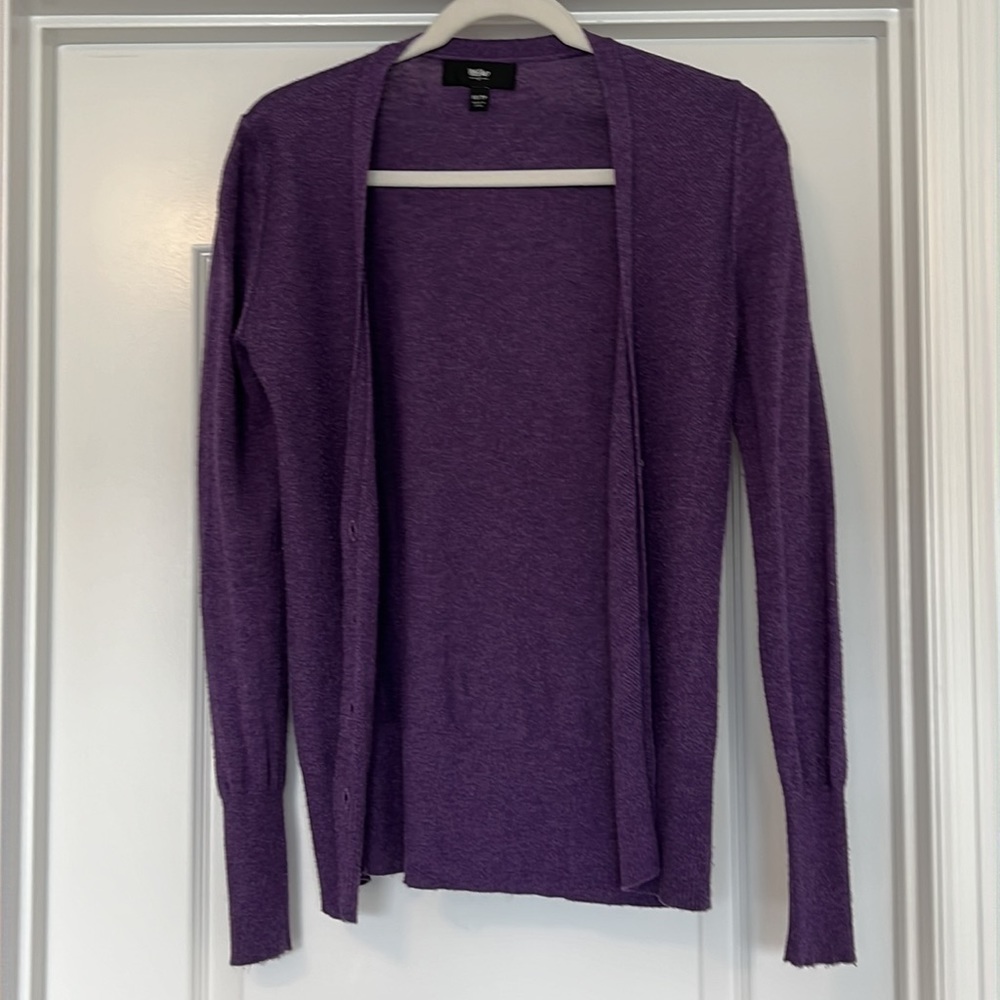 Mossimo Women’s Purple Cardigan Size X-Small